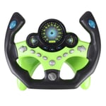 Bebliss Steering Wheel Toy Driving Controller Portable Driving Copilot Toy Educational Sounding Toy Gift Driving Wheel with Music for Kids