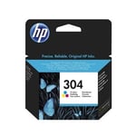 Genuine HP 304 N9K05AE Tri-Colour Ink Cartridge For Deskjet 2620 2630