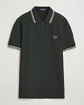 Fred Perry Twin Tipped Polo Shirt Night Green