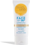 Bondi Sands Fragrance Free Face Sunscreen Lotion SPF 50+ | Gentle Formula + with