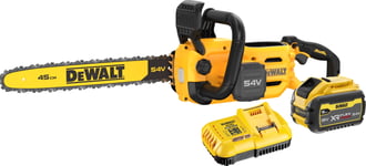 DEWALT kædesav 45cm 54V med batteri og lader