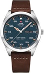 Swiss Military by Chrono SM34087.05 Classic Blå/Læder Ø42 mm