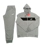 Puma Men's Core Panel Grey Tracksuit Size -Oversize Fit- UK XL 534128 02