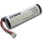 Vhbw - Batterie compatible avec Garmin TT10, TT15, TT15X collier de dressage (2600mAh, 3,7V, Li-ion)