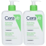 CeraVe Crème Lavante Hydratante visage et corps pour les peaux sèches à très sèches 473 ml