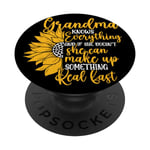 Mother's Day Grandma Can Make Up Something Real Fast PopSockets Swappable PopGrip