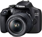 canon Canon EOS 2000D Digital Camera Kit (18-55 DC III)
