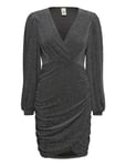 Yastikka Ls Glitter Dress - Show Black YAS