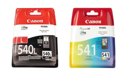 Canon PG540L Black & CL541 Colour Ink Cartridge For PIXMA MG4250 Printer
