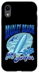 iPhone XR New Jersey Surfer Bradley Beach NJ Surfing Beach Boardwalk Case