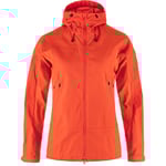 Fjällräven Womens Abisko Lite Trekking Jacket (Orange (FLAME ORANGE/214) X-small)