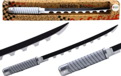 Leantoys Nichirin Batteridrivet Samurajsvärd Bekvämt Handtag Svart Ljud