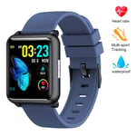 Dytxe Fitness Tracker HR, Activity Tracker with 1.3Inch IPS Screen Long Battery Life Smart Watch with Sleep Monitor Step Counter Calorie Counter Smart Notification Bracelet for Women Men,Blue