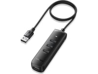 Usb Hub Ugreen Adapter 4In1 Ugreen Cm416 Usb Hub Till 4X Usb 1M (Svart)