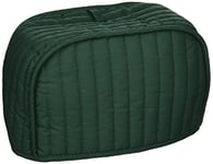 Ritz Polyester/Cotton Quilted Four Slice Toaster Appliance Cover, Dust and Fingerprint Protection, Machine Washable, Dark Green