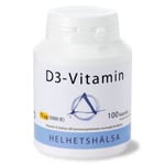 Helhetshälsa D-vitamin D3 75 ug 100 kapslar