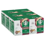 STARBUCKS Cappuccino by NESCAFÉ Dolce Gusto, 72 Cappuccino Coffee Pods (6 pack), Dark Roasted Espresso with Creamy Milk