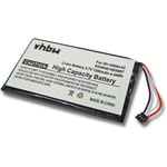 vhbw Batterie compatible avec Garmin Nüvi 3760T, 3760, 361-00046-02, 3790, 3700, 3750 GPS, appareil de navigation (1200mAh, 3,7V, Li-polymère)
