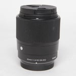 Sigma Used 30mm f/1.4 DC DN Contemporary Lens Micro Four Thirds