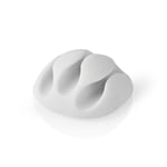 Nedis Mini Kabelklämma med 3 hål - 4-pack