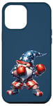 iPhone 13 Pro Max America Gnome Dad In Retro Boxing Shoes For Patriotic Boxer Case