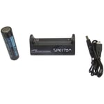 Spetton Q-7 Vx Fire Led Cree R7 Flashlight Svart 500 Lumens