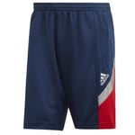 adidas Men's Football Shorts (Size S) Navy And Red Tango Club Shorts - New