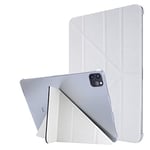 Morain Case for iPad 10.2 Inch 2021/2020 iPad 9th/8th Generation & 2019 iPad 7th Generation, Protective Case with TPU Back, Auto Sleep/Wake Cover,White