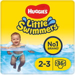 Huggies Little Swimmers, Swim Nappies - Size 2-3, 36 2-3 (36 Pants) 