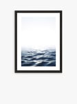 Tranquility - Framed Print & Mount, 66 x 51cm, Blue