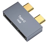 USB-C Hub MacBook Pro - 2x USB-C 3.1 - Grå