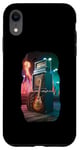 Coque pour iPhone XR Ampli de guitare artistique psychédélique au design cool à bascule