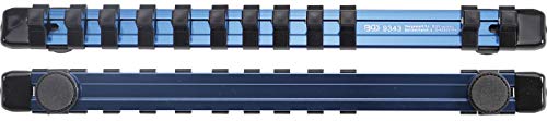 BGS 9343 - Rail de support pour 12 douilles de clé à douille - aimanté - pour 10 mm (3/8")