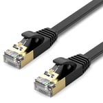 Ethernet Cable 2m, TBMax Cat 7 Ethernet Cable Hihg Speed Gigabit Lan Cable 10Gbps 600MHz Flat Network Cable RJ45 STP Internet Cable for Switch Router Modem Patch Modem
