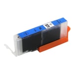1 Cyan Printer Ink Cartridge to replace Canon CLI-571C (571XLC) Compatible
