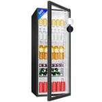 Bomann, Réfrigérateur pour boissons 244L, Eclairage intérieur LED, KSG7289, Noir