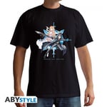 Sword Art Online Kitito & Asuna T-Shirt Svart (Large)