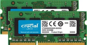 Crucial CT2KIT51264BF160B 8Go Kit (4Gox2) (DDR3L, 1600 MT/s, PC3L-12800, SODIMM, 204-Pin) Mémoire