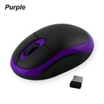 2.4ghz Wireless Mouse Mice Usb Receiver Purple