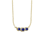 Bottega Boccadamo Necklace Three stones Guld