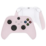 eXtremeRate Soft Touch Cherry Blossoms Pink Replacement Handles Top Shell for Xbox Series X Controller, Side Rails Panels Front Shell Faceplate for Xbox Series S Controller - Controller NOT Included