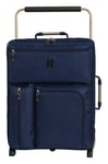 IT Luggage it World's Lightest 2 Wheel Suitcase Blue Large