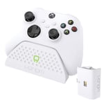 Venom Charging Dock with Rechargeable Battery Pack - White (Xbox Series X & S/Xb