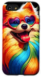 Coque pour iPhone SE (2020) / 7 / 8 Rainbow Heart Lunes Chog Love Puppy Gerful