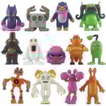 My Singing Monster Figur Set Leksak Singing Monster Figurer Plast Leksaker Dockfigurer Wubbox Actionfigurer Maw Julgåva[HK]-Xin a