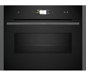 NEFF N90 C24MS71G0B Built-in Combination Microwave - Graphite, Silver/Grey