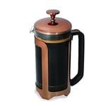 La Cafetière Roma Stainless Steel Cafetière, Eight Cup, Copper, Gift Boxed
