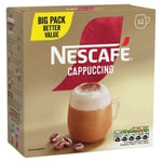 6x 12 Nescafe CAPPUCCINO big pack (72sachets) new instant coffee  free deliver