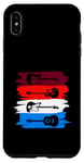 iPhone XS Max Electric And Acoustic Guitars Within Paint Brush Strokes Case