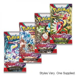 Pokémon TCG: Scarlet & Violet Booster Pack (Styles Vary, One Supplied)